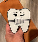 Silver Braces Phone Grip