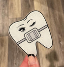 Silver Braces Phone Grip