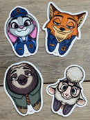 Zoo Tooth Animal Sticker