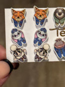 Zoo Tooth Animal Earrings