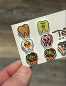 Kawaii Breakfast Tooth Earrings