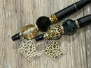 Leopard Tooth Charm Pen: Handmade Dental Gift