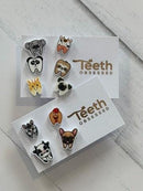 Farm Animal Tooth Earrings: Dental Assistant Gift