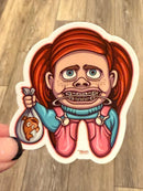 Nautical Tooth Stickers: Girl, Turtle, Octopus and Fish