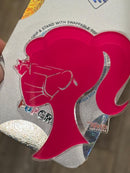 Pink Dental Team Member with Loupes Phone Grip