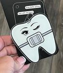 Silver Braces Phone Grip
