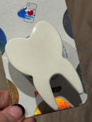 White Tooth Phone Grip
