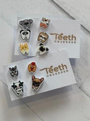 Farm Animal Tooth Earrings: Dental Assistant Gift