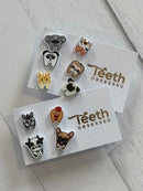 Farm Animal Tooth Earrings: Dental Assistant Gift