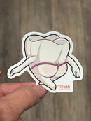Mrs Flossy Dental Sticker