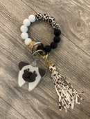 Pug Tooth Dental Keychain