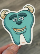 Dental Monster Sticker: Funny Hygienist Gift
