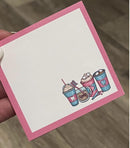 Coffee Tooth Notepad | Funny Dental Sticky Notes | Dentist & Dental Assistant Stationery