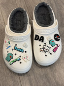 Dental Croc Charm, Tooth Charm, Mrs Flossy Charm, Teeth Shoe Charm