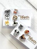 Farm Animal Tooth Earrings: Dental Assistant Gift