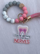 Getting On My Nerves Keychain