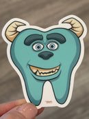 Dental Monster Sticker: Funny Hygienist Gift