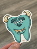 Dental Monster Sticker: Funny Hygienist Gift