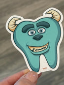 Dental Monster Sticker: Funny Hygienist Gift