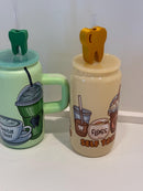 Denture Dental Tumbler and Libby Glass