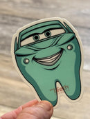 Dental Tooth Sticker: Waterproof Vinyl Decal for Dental Professionals