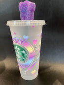 Dental Babe Rose Gold Cup With Straw Topper, Dental Gift, Dental Cold Cup, Dentist Mug, Dentist Cup, Dental Mug, Dental Gift