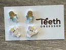 Tooth Fairy Earrings: Glitter Dental Gift for Hygienist
