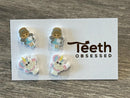 Tooth Fairy Earrings: Glitter Dental Gift for Hygienist