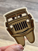 Dental Tooth Sticker: Waterproof Vinyl Decal for Dental Professionals