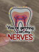 Dental Sticker: Funny Tooth, Endo, RCT - Dentist Gift