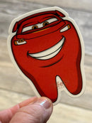 Dental Tooth Sticker: Waterproof Vinyl Decal for Dental Professionals