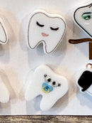 Dental Earrings, Teeth Earrings, Tooth Earrings, Glitter Tooth Earrings, Dental Hygiene Gift Dental Assistant, Dental Graduation