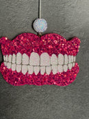 Denture Car Fresheners (Pink or Red)