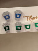 Coffee Cup Dental Earrings