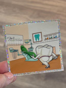 Mrs Flossy Whitening Shop Sticker