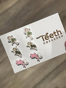 Tooth Fairy Earrings: Dental Hygienist Gift, Hypoallergenic Studs