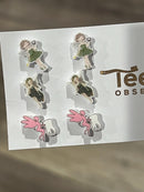 Tooth Fairy Earrings: Dental Hygienist Gift, Hypoallergenic Studs