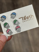 Scrub Hat Tooth Earrings, Tooth Stud Earrings, Tooth Earrings, Dental Earrings, Dental Assistant Earrings, Dental Hygienist Earrings