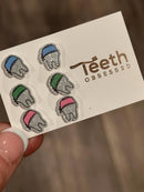 Scrub Hat Tooth Earrings, Tooth Stud Earrings, Tooth Earrings, Dental Earrings, Dental Assistant Earrings, Dental Hygienist Earrings