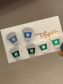 Coffee Cup Dental Earrings