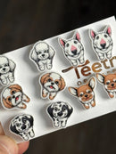 Dental Dog Tooth Earrings