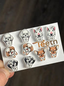 Dental Dog Tooth Earrings