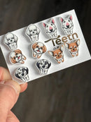 Dental Dog Tooth Earrings