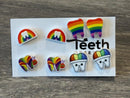 Rainbow Dental Earrings