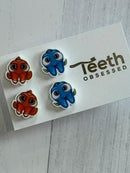 Glitter Tooth Earrings: Dental Hygiene Gift