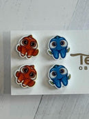 Glitter Tooth Earrings: Dental Hygiene Gift