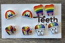 Rainbow Dental Earrings