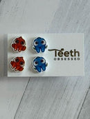 Glitter Tooth Earrings: Dental Hygiene Gift
