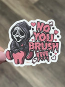 Scary Dental sticker