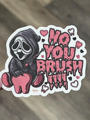 Scary Dental sticker